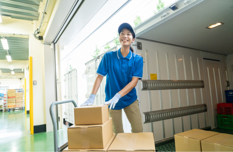 負担の少ない配送